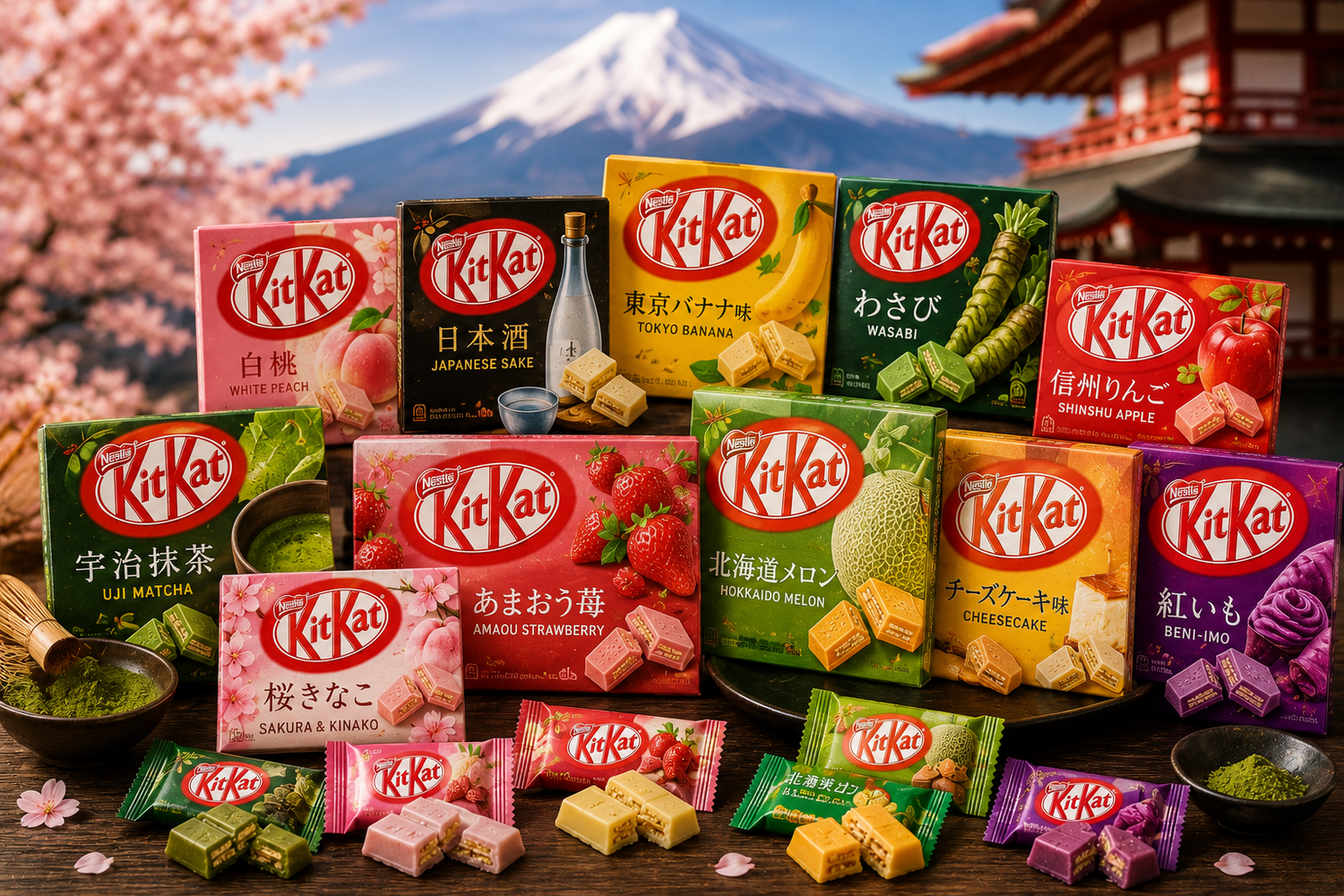 Warum gibt es in Japan so viele KitKat-Sorten? Die faszinierende Geschichte hinter dem Süßigkeiten-Phänomen