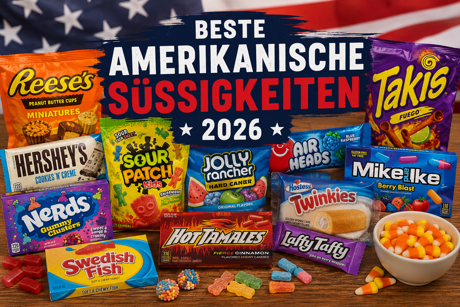Die besten amerikanischen Süßigkeiten 2026 – Unsere Top 12 USA-Süßigkeiten
