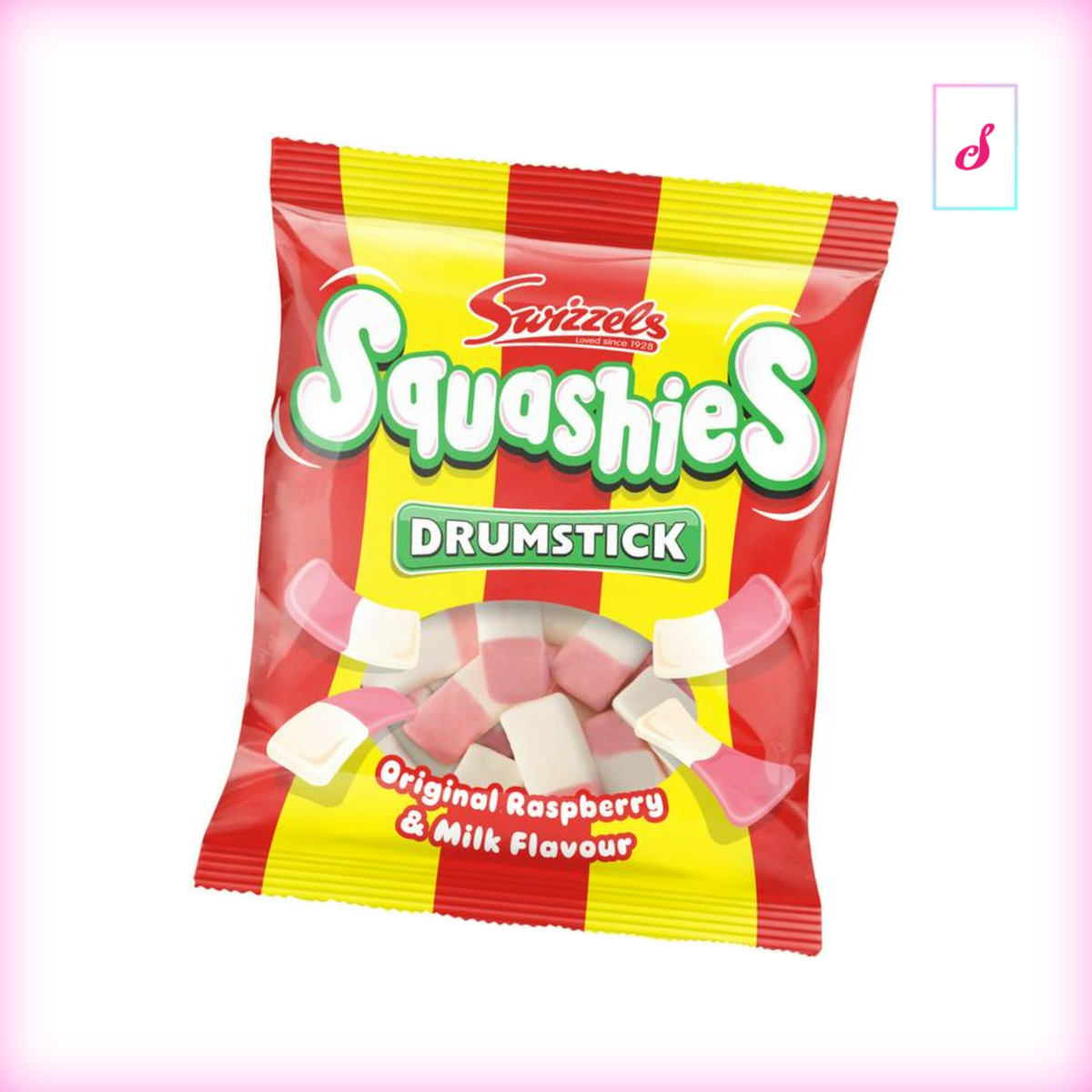 Squashies Swizzels Original Raspberry & Milk