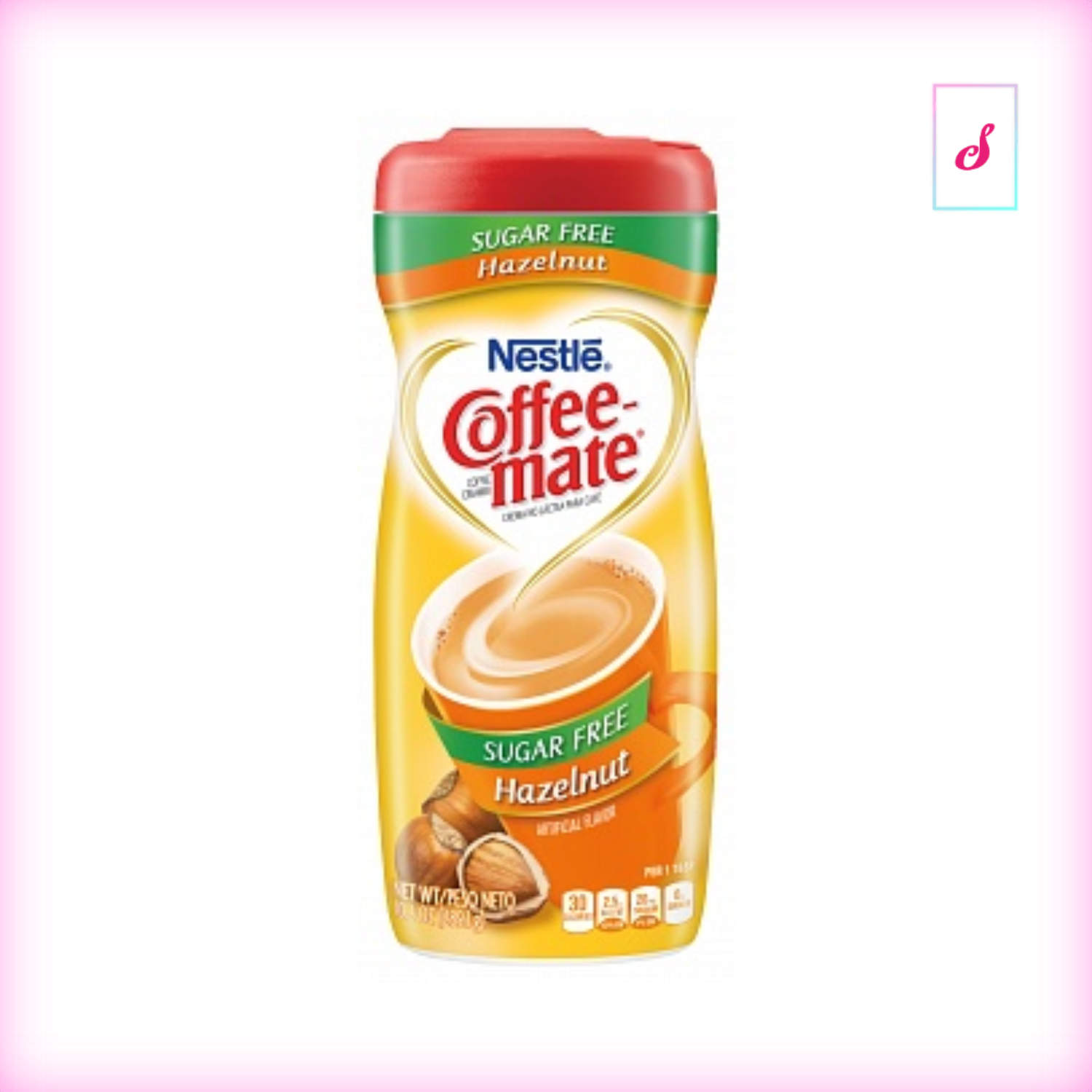 Coffee-Mate Sugar Free Hazelnut Coffee Creamer