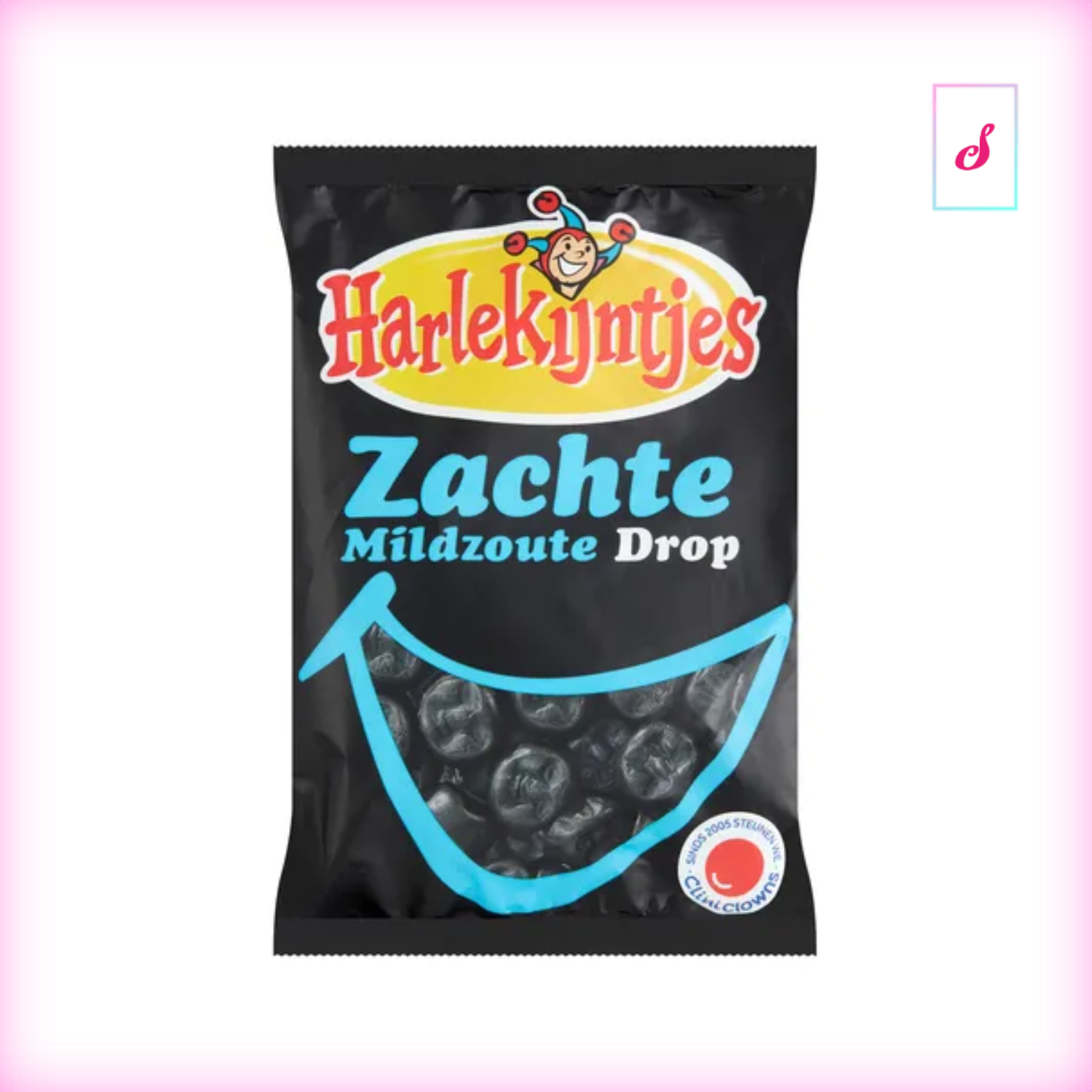 Harlekijntjes Mildzoute Drop - Lakritz