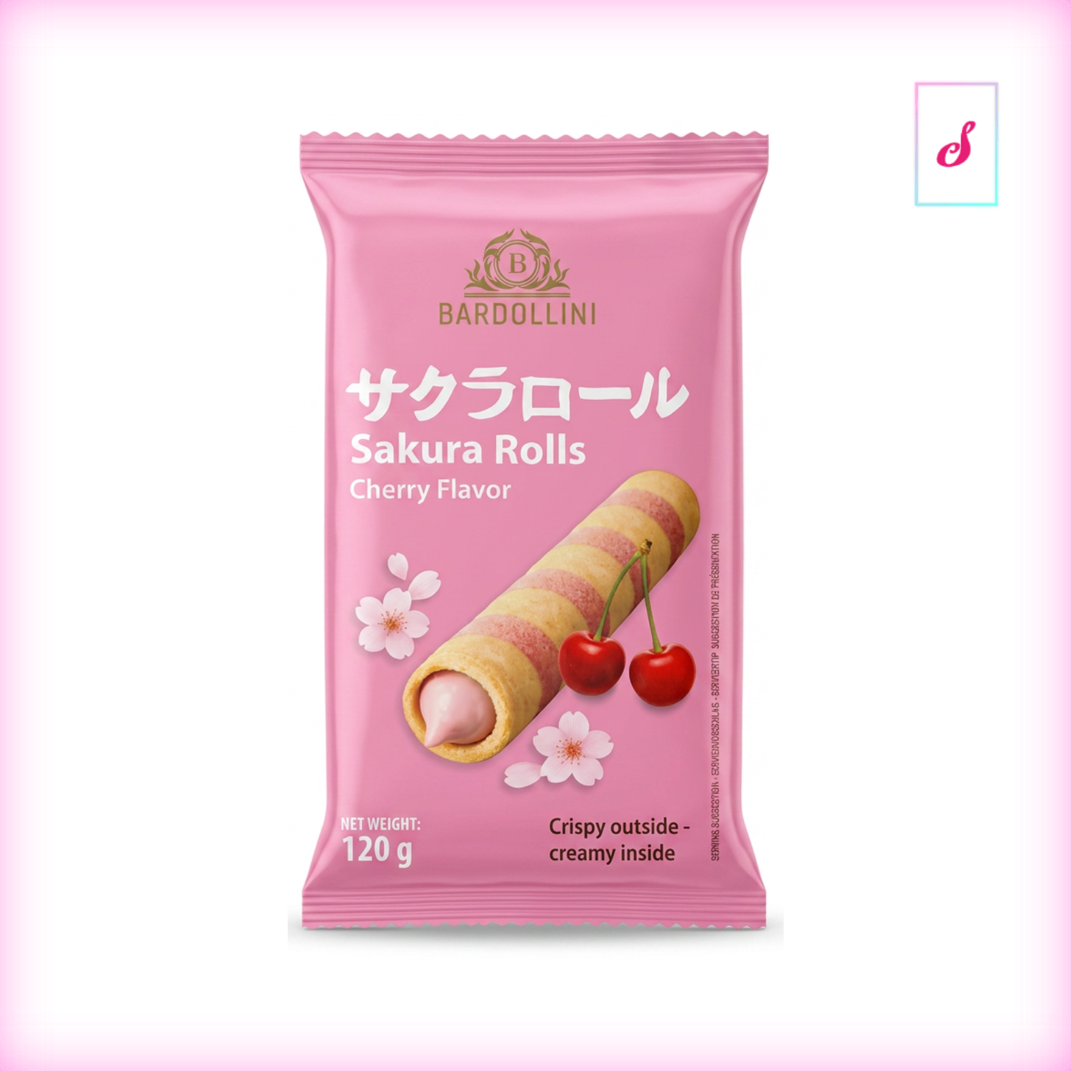 Sakura Wafer Rolls - Cherry Flavor