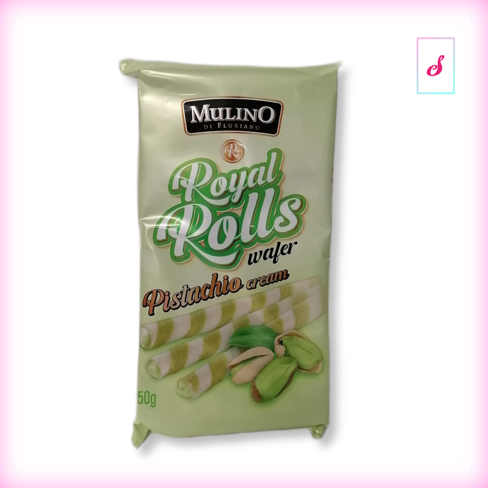 Royal Pistazien Waffelröllchen 150g