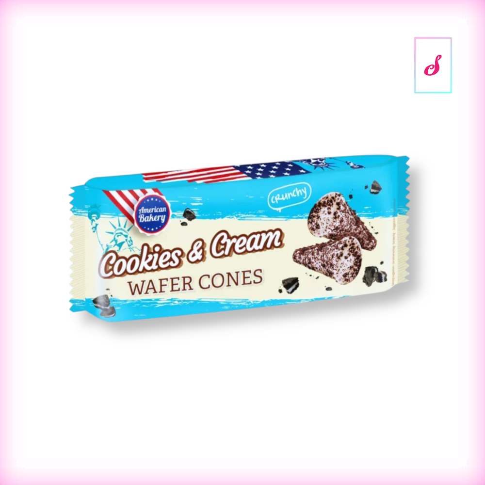 Cookies & Cream - Gefüllte Eiswaffeln