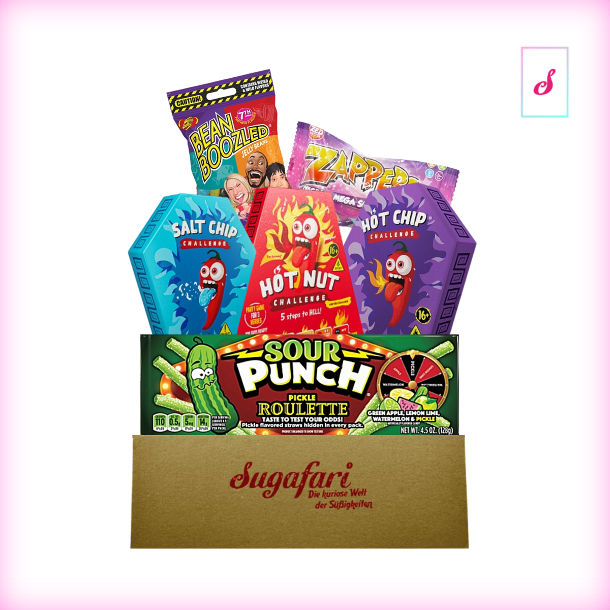 Challenge Box – Scharfe & verrückte Snacks