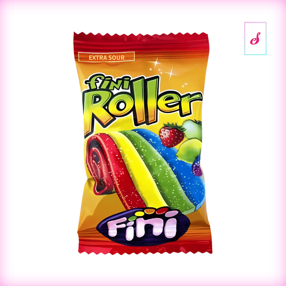 Fini Roller Rainbow Fruchtgummistreifen