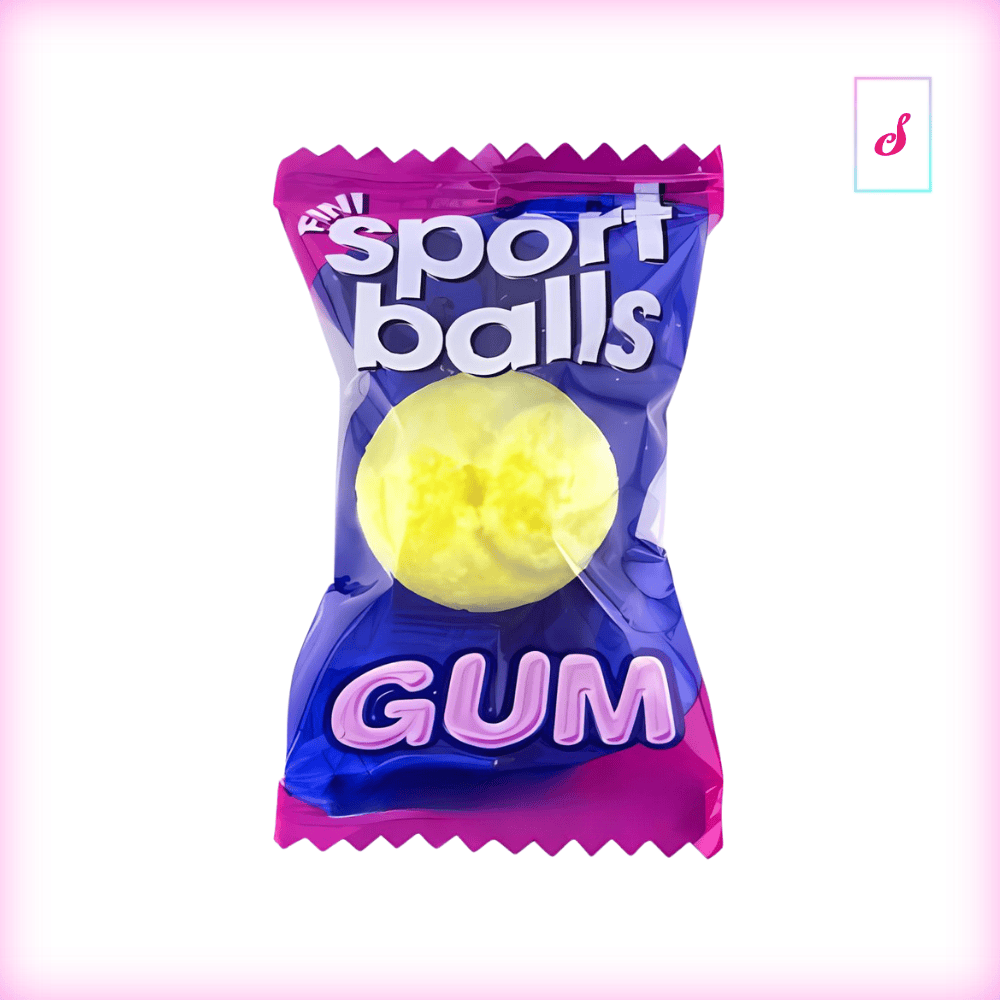 4x Fini Tennis Sport Balls Gum