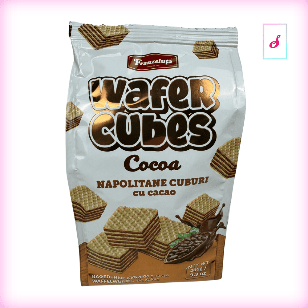 Franzeluta Wafer Cubes Cocoa Napolitane