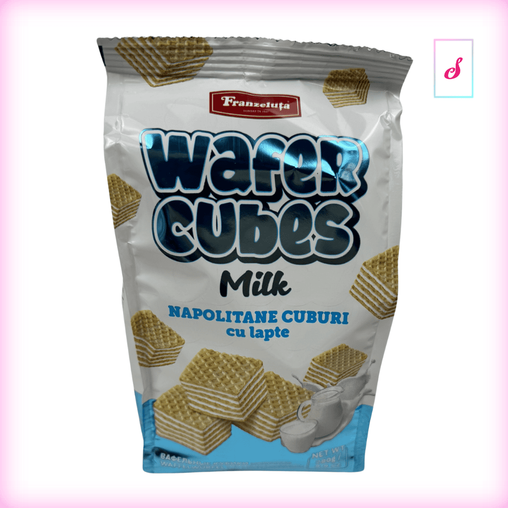 Franzeluta Wafer Cubes Milk Napolitane