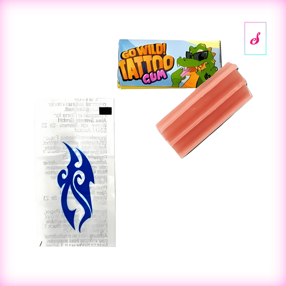 5x Go Wild Tattoo Gum Kaugummi