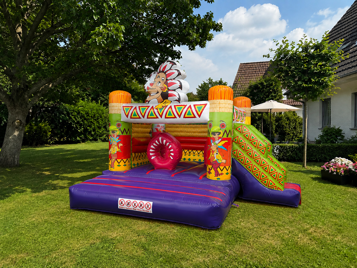 Huepfburg Indianer Cuxhaven mieten