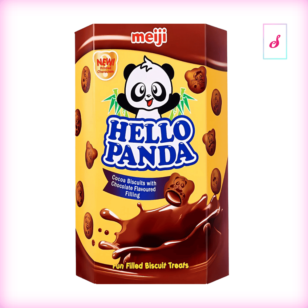 Meiji Hello Panda Double Chocolate Cookie Biscuits