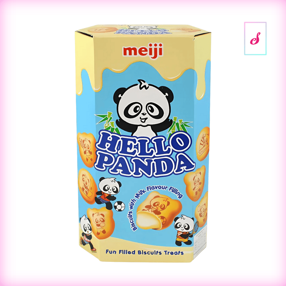 Meiji Hello Panda Milk Flavoured Cookie Biscuits