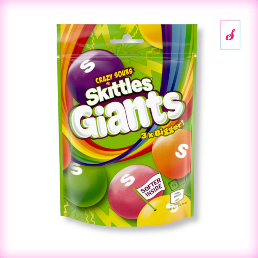 Skittles Giants Crazy Sours