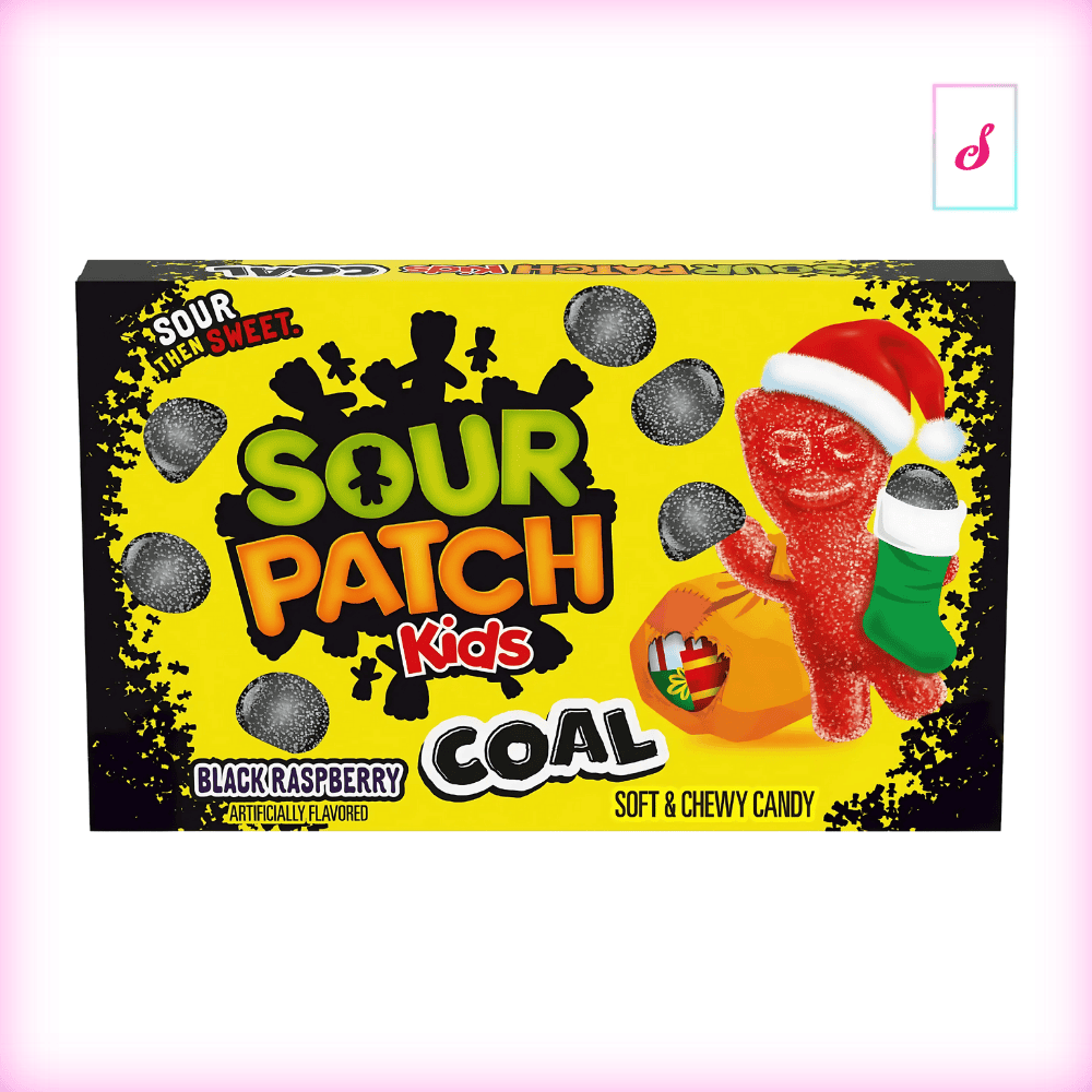Sour Patch Kids Coal Black Raspberry Theatre Box