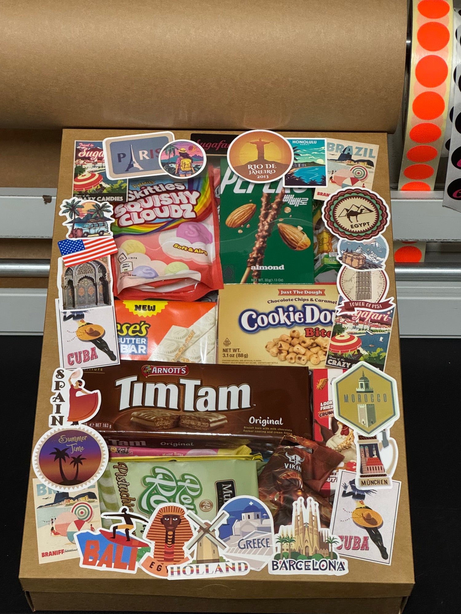 Süße Box Weltreise