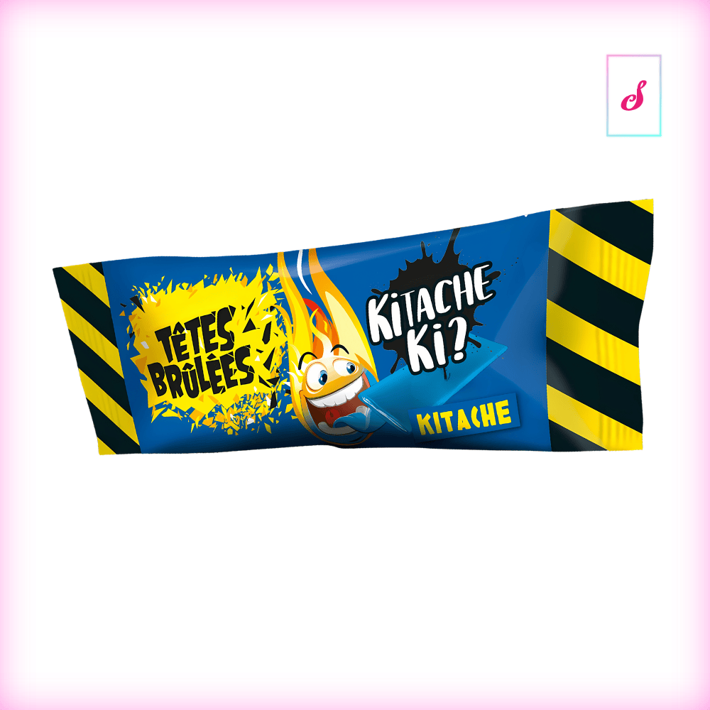 3x Tetes Brulees Kitache Himbeere Kaubonbon