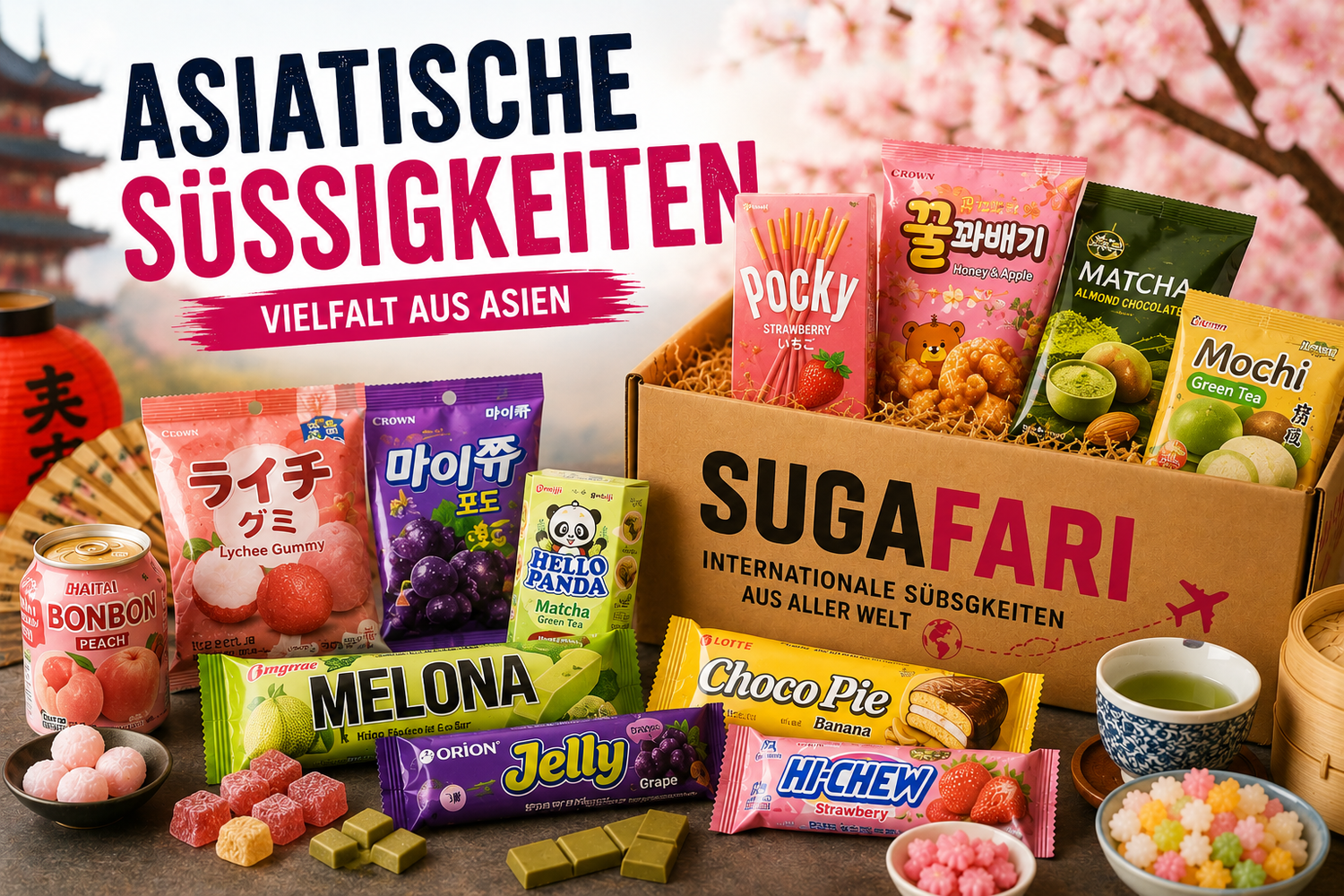 Asiatische Süßigkeiten: Warum Snacks aus Asien immer beliebter werden