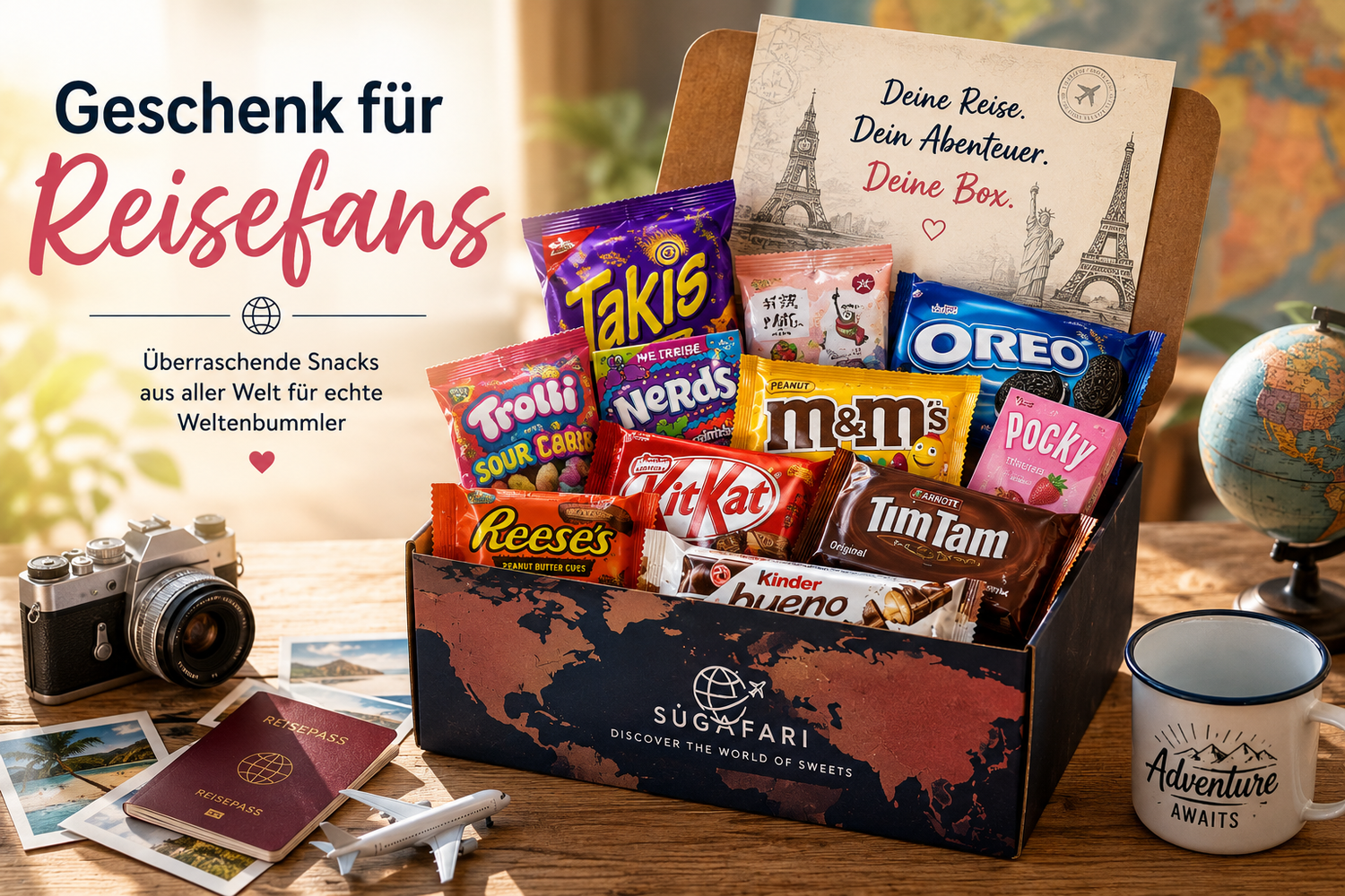 Was kann man jemandem schenken, der gerne reist? 6 außergewöhnliche Geschenkideen für Weltenbummler