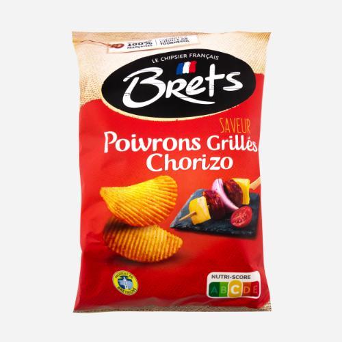 Brets Chips Poivron Chorizo