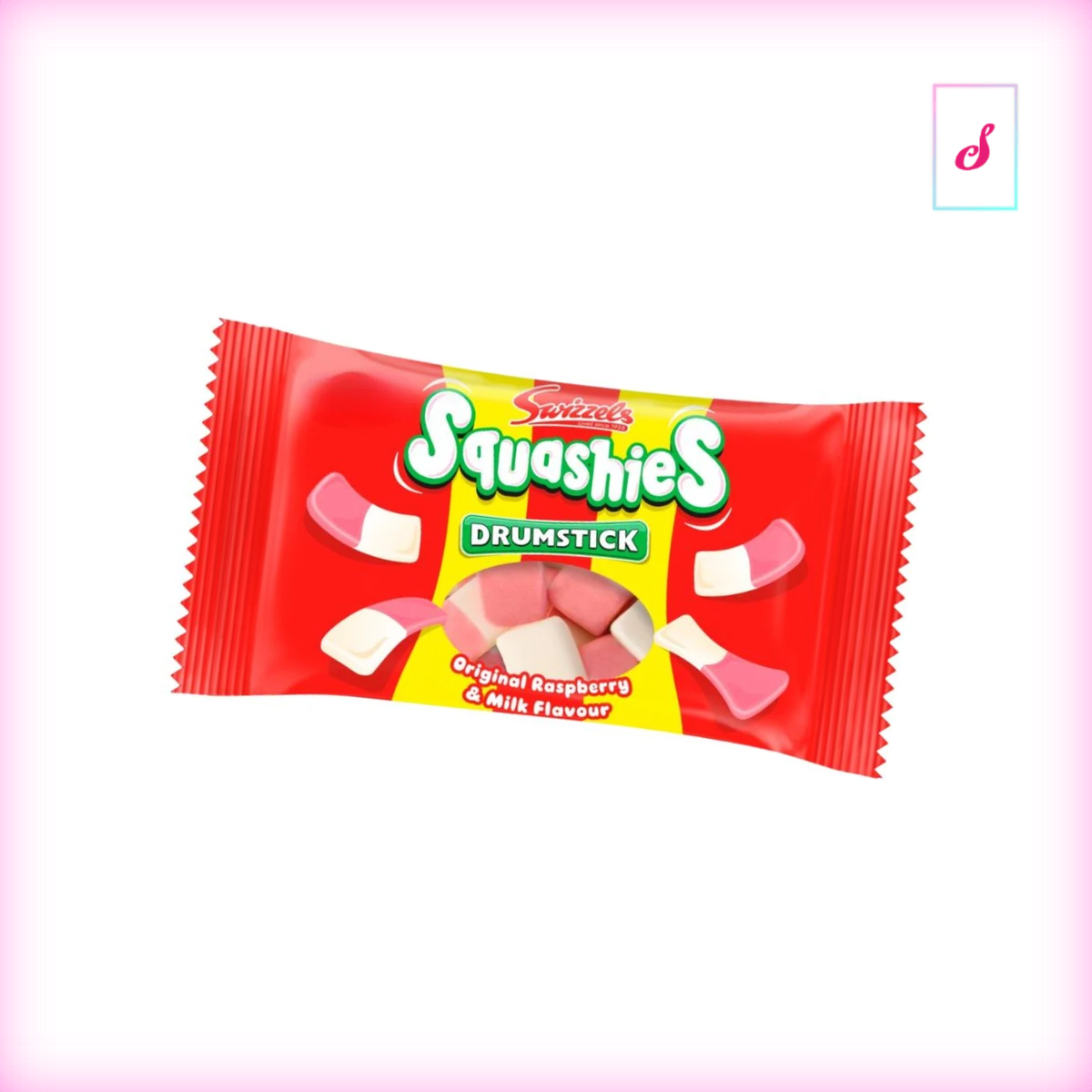 Squashies Swizzels Original Raspberry & Milk small