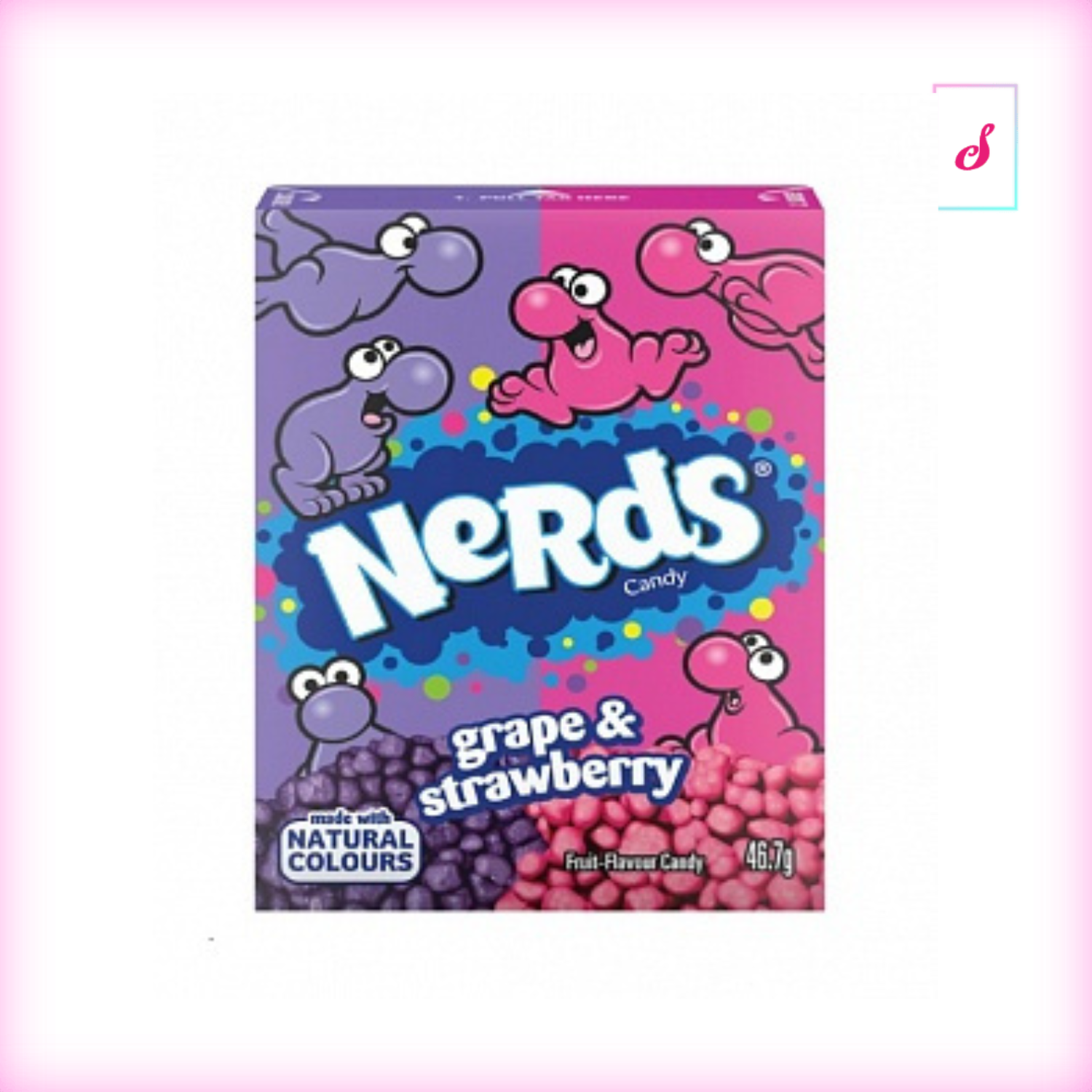 Wonka Nerds Grape & Strawberry Theatre Box small