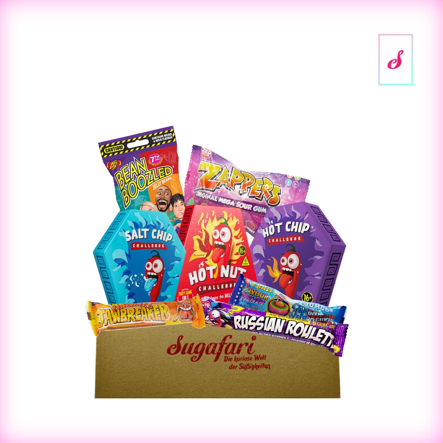 Challenge Box – Scharfe & verrückte Snacks