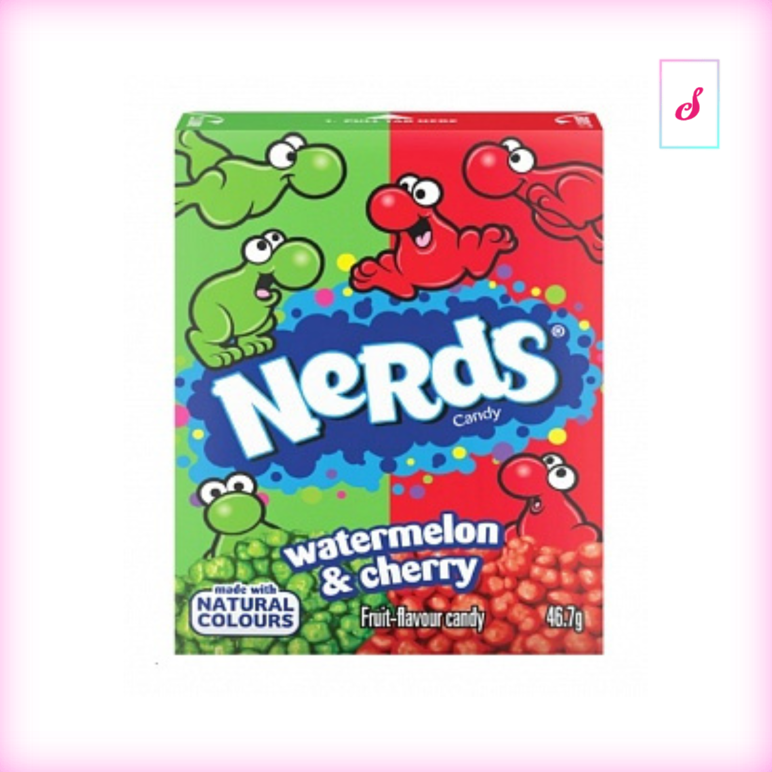 Wonka Nerds Watermelon & Cherry Theatre Box small