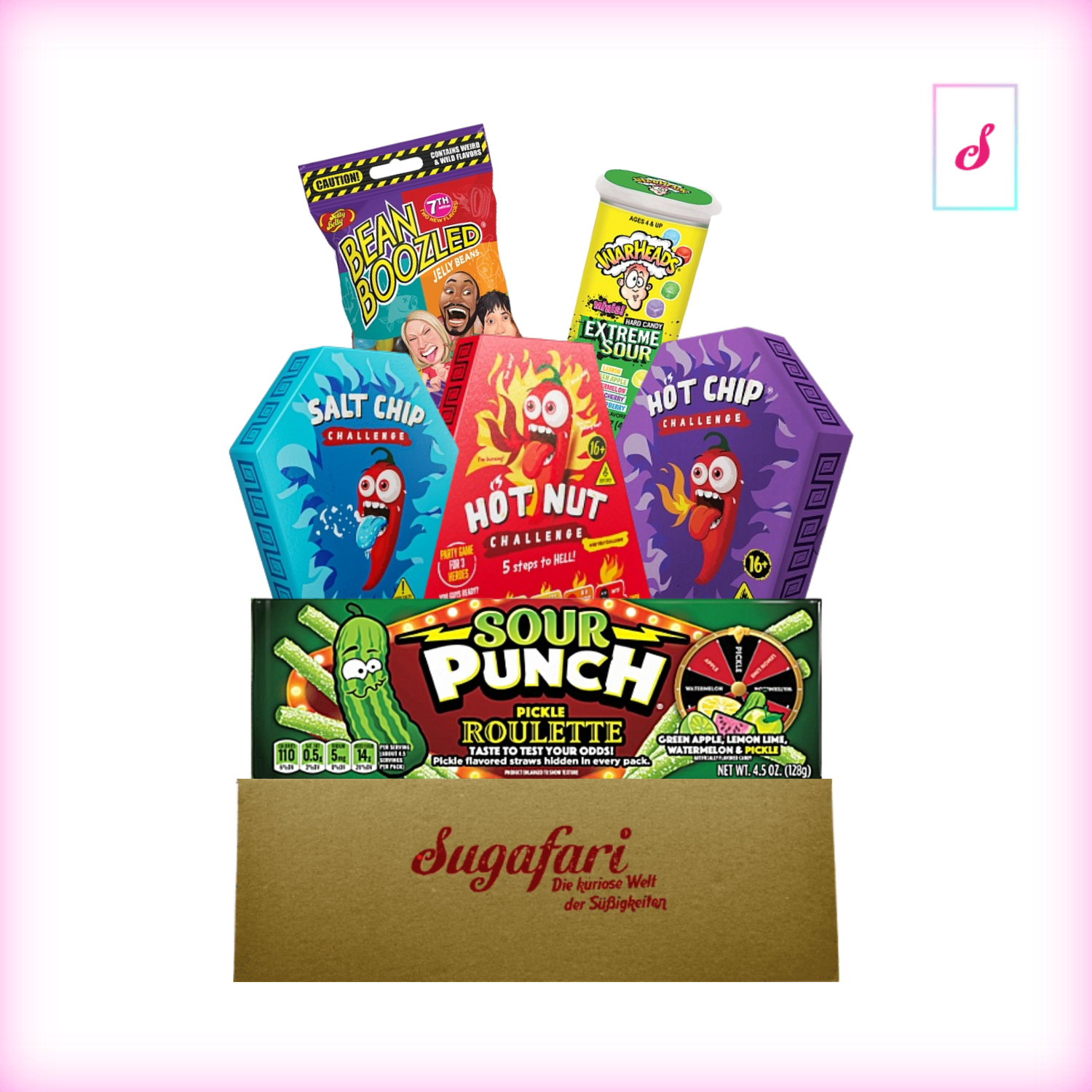 Challenge Box – Scharfe & verrückte Snacks