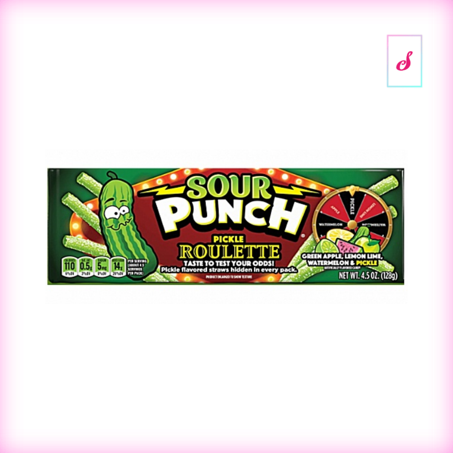 Sour Punch Straws Pickle Roulette