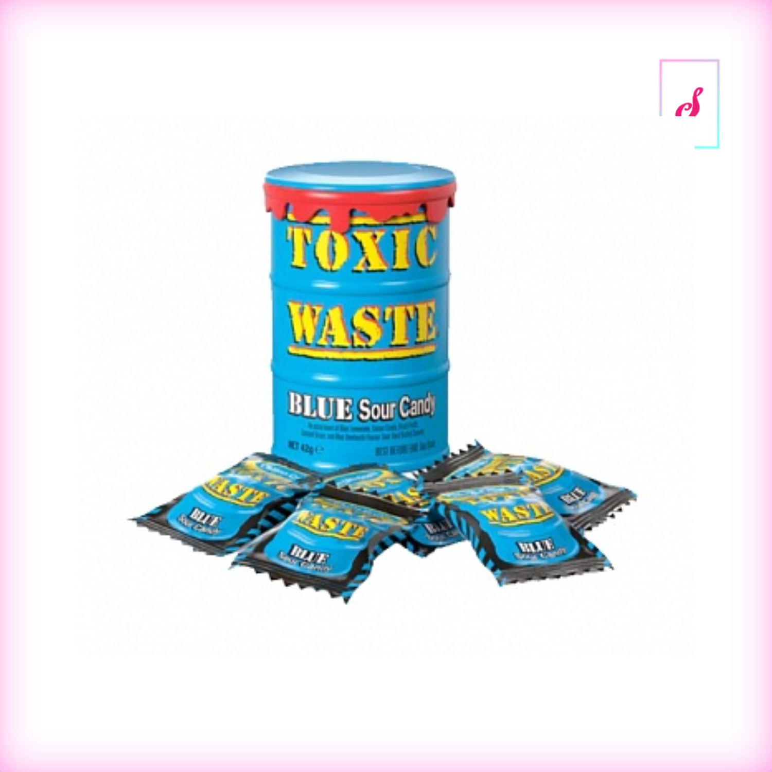 Toxic Waste Sour Candy Blue