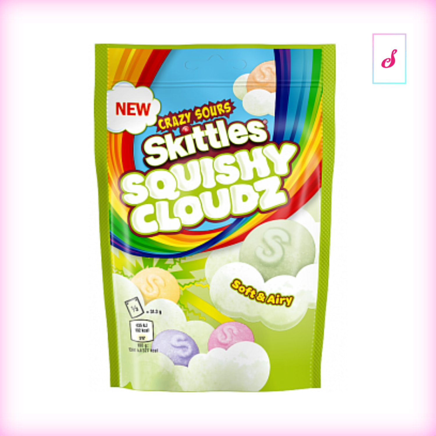 Skittles Squishy Cloudz Fruits Carzy