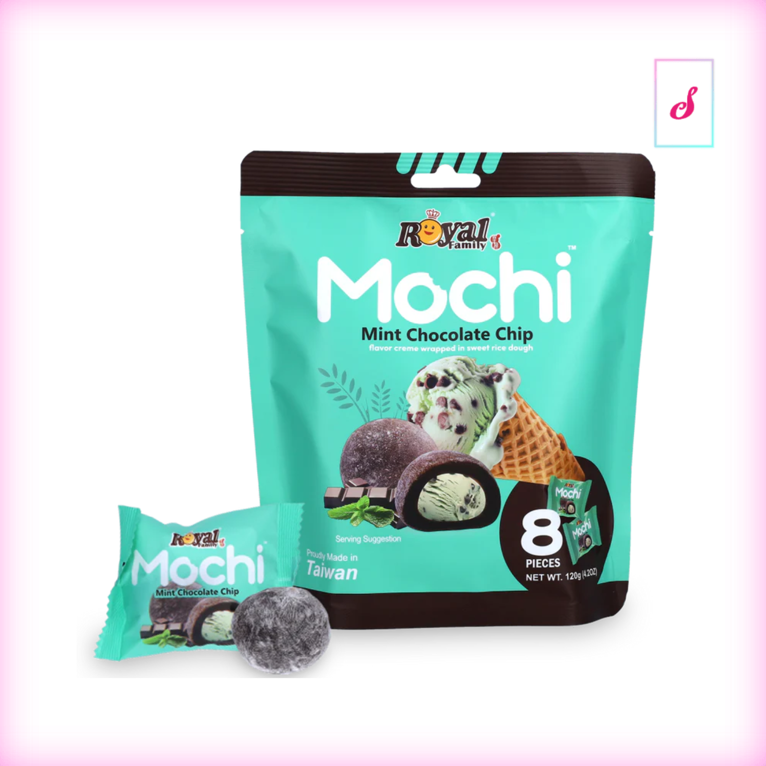 Royal Family Mochi Mint Chocolate Chip