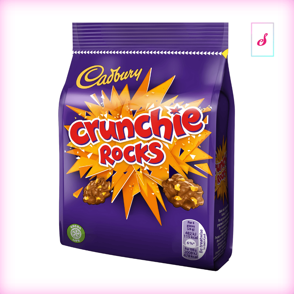 Cadbury Crunchie Rocks Chocolate Bag