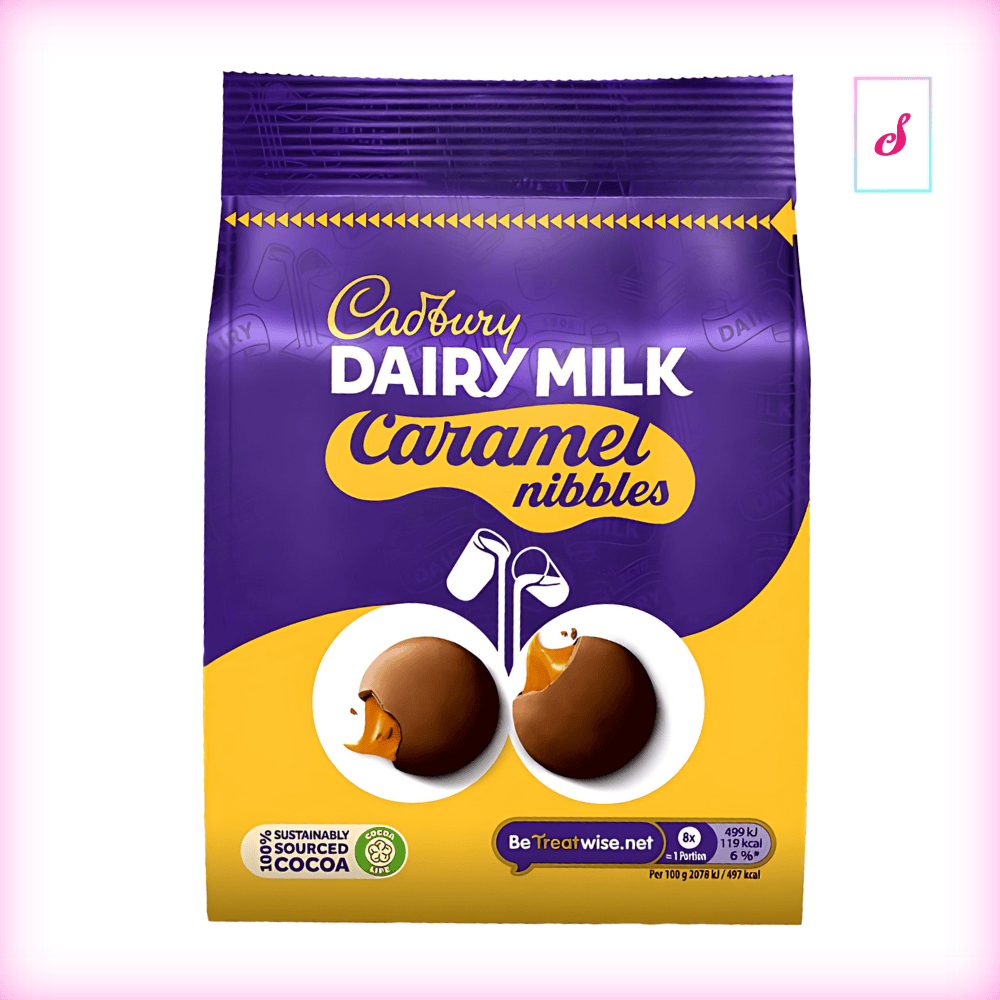 Cadbury Dairy Milk Caramel Nibbles Chocolate Bag