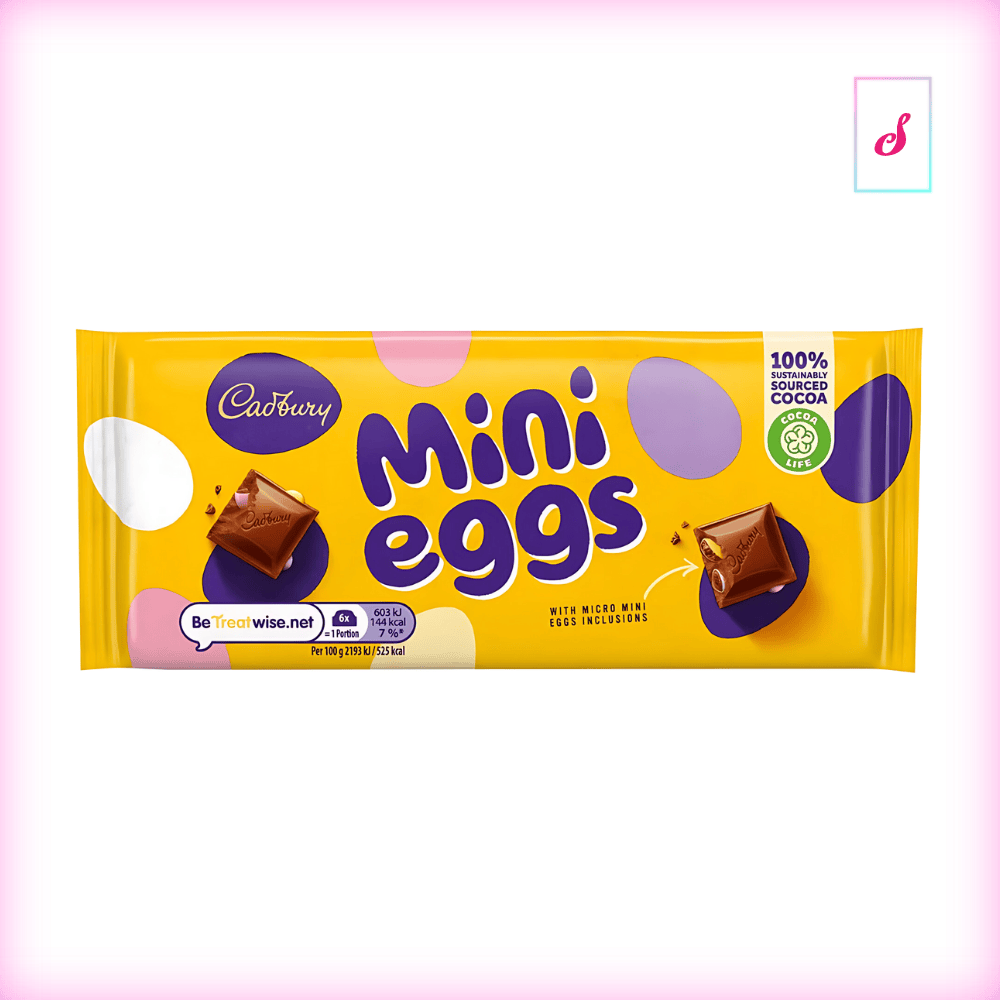 Cadbury Mini Eggs Chocolate Bar Tablet