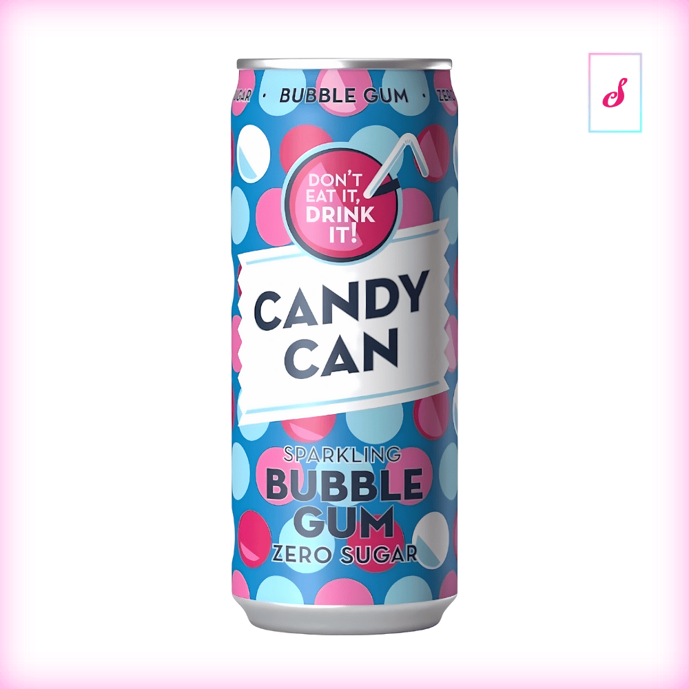 Candy Can Sparkling Bubble Gum Drink