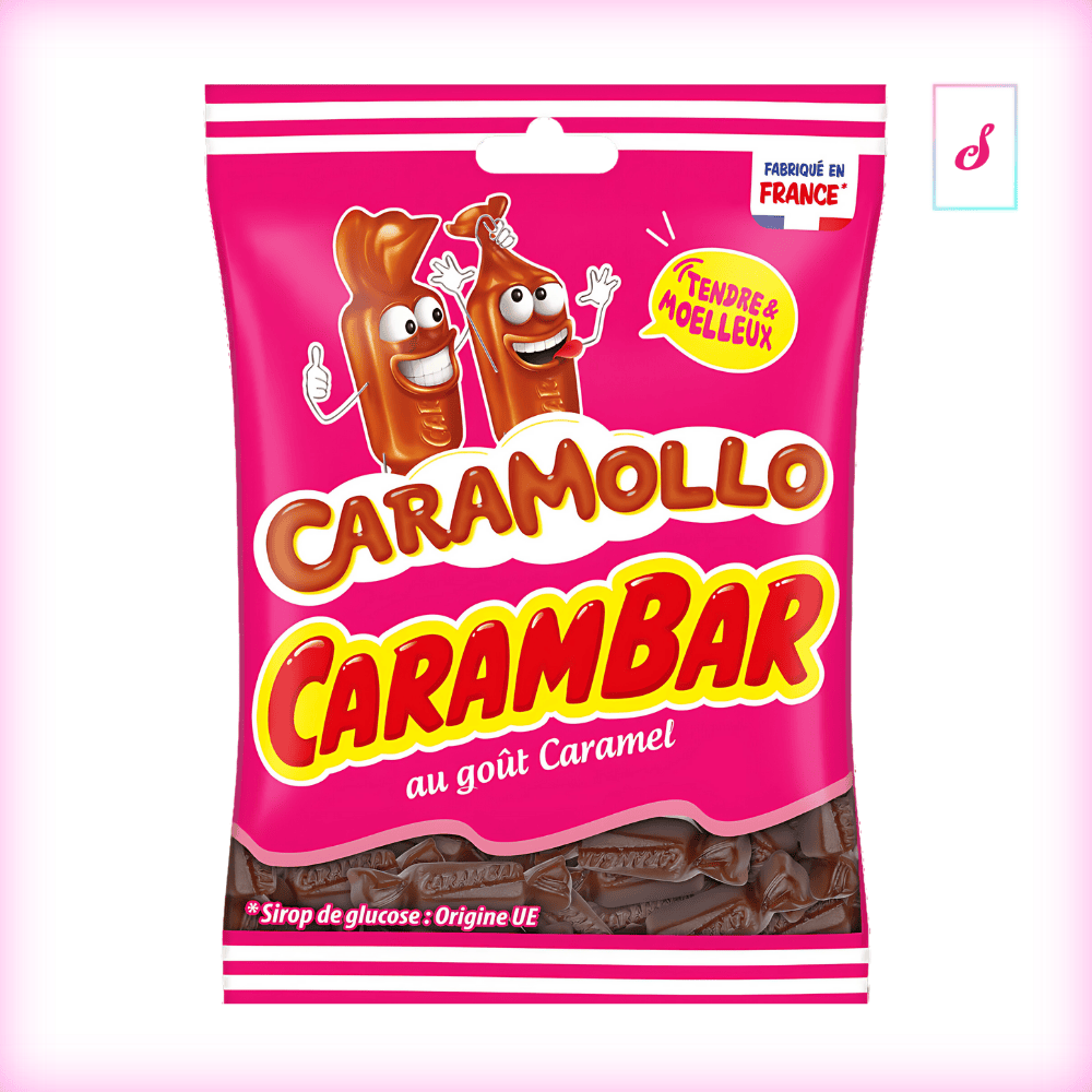 Carambar au goût Caramel Caramollo Fruchtgummi MHD: 28.08.2024