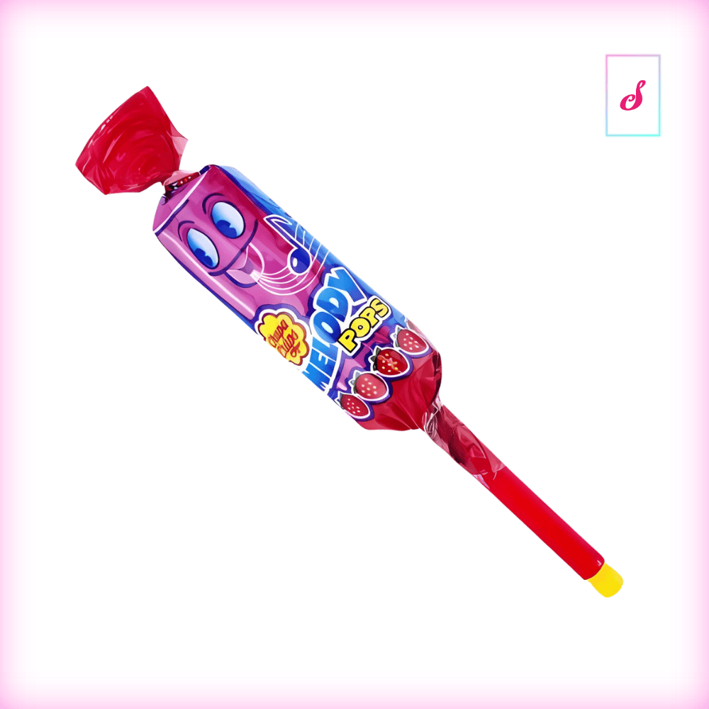 Chupa Chups Melody Pop Erdbeere