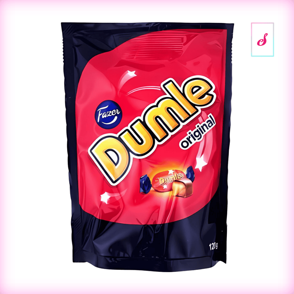 Fazer Dumle Snack Original Toffee-Bonbons Travel Edition MHD: 15.09.2024