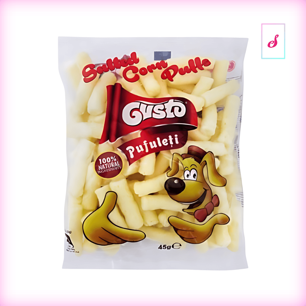 Gusto Pufuleti Salted Corn Puffs MHD: 13.10.2024