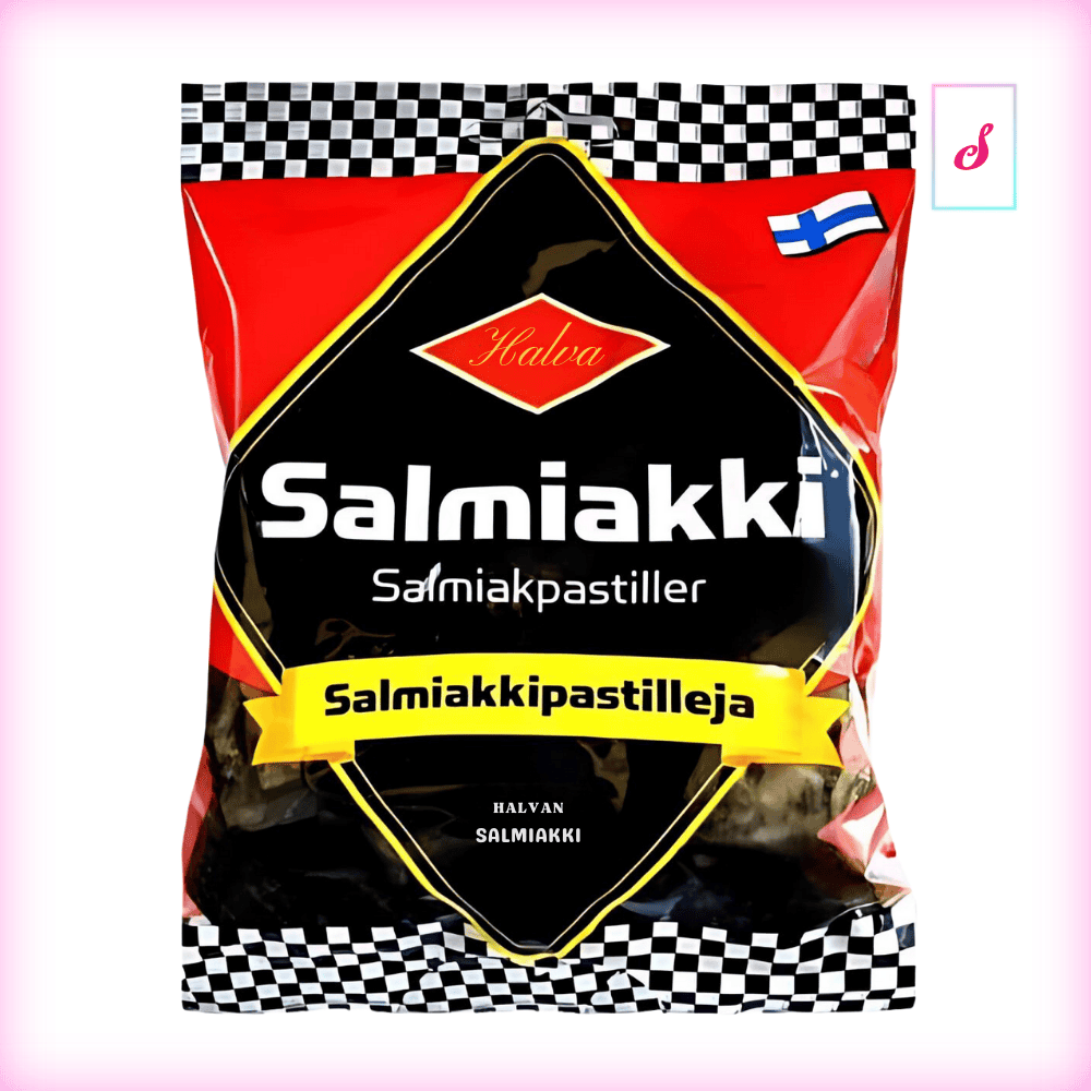 Halva Salmiakki Salmiakpastiller Ruutu