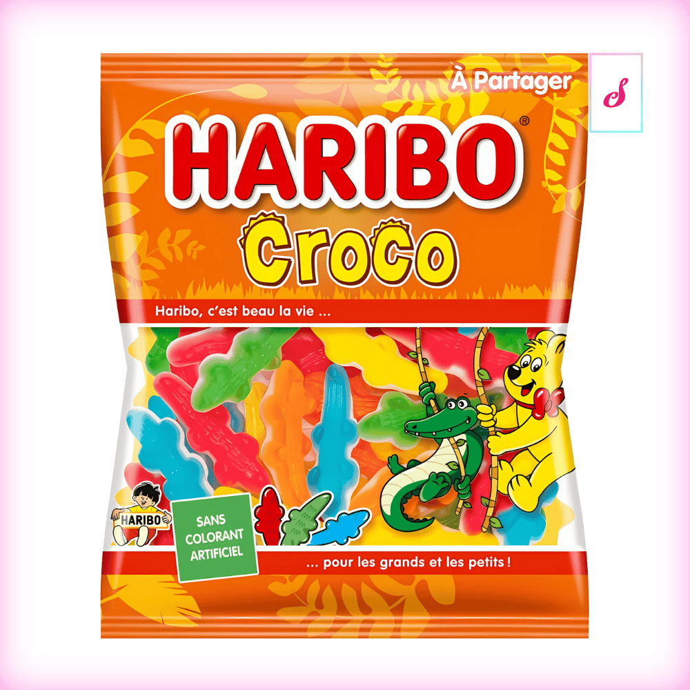 Haribo Croco bunte Fruchtgummi Krokodile MHD: 30.11.2024