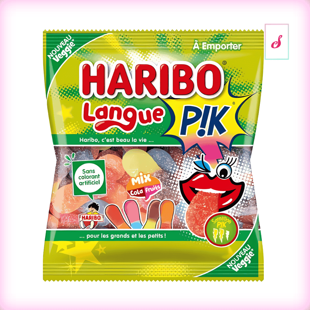 Haribo Langue Pik Fruchtgummi Mix Zungen sauer