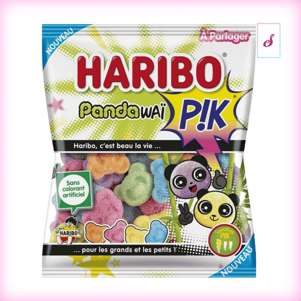 Haribo PandaWai Pik Fruchtgummi Mix Panda sauer