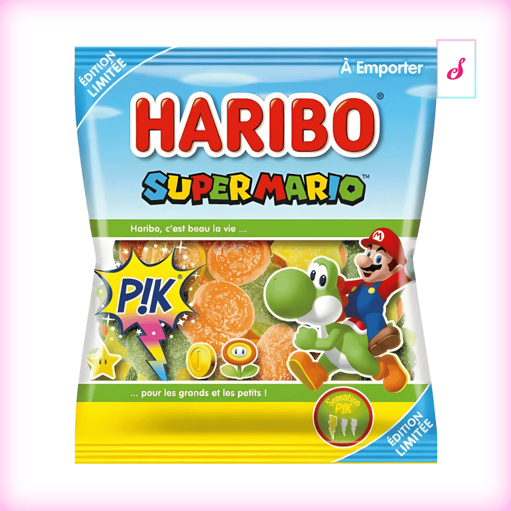 Haribo Supermario Pik saurer Fruchtgummi Mix