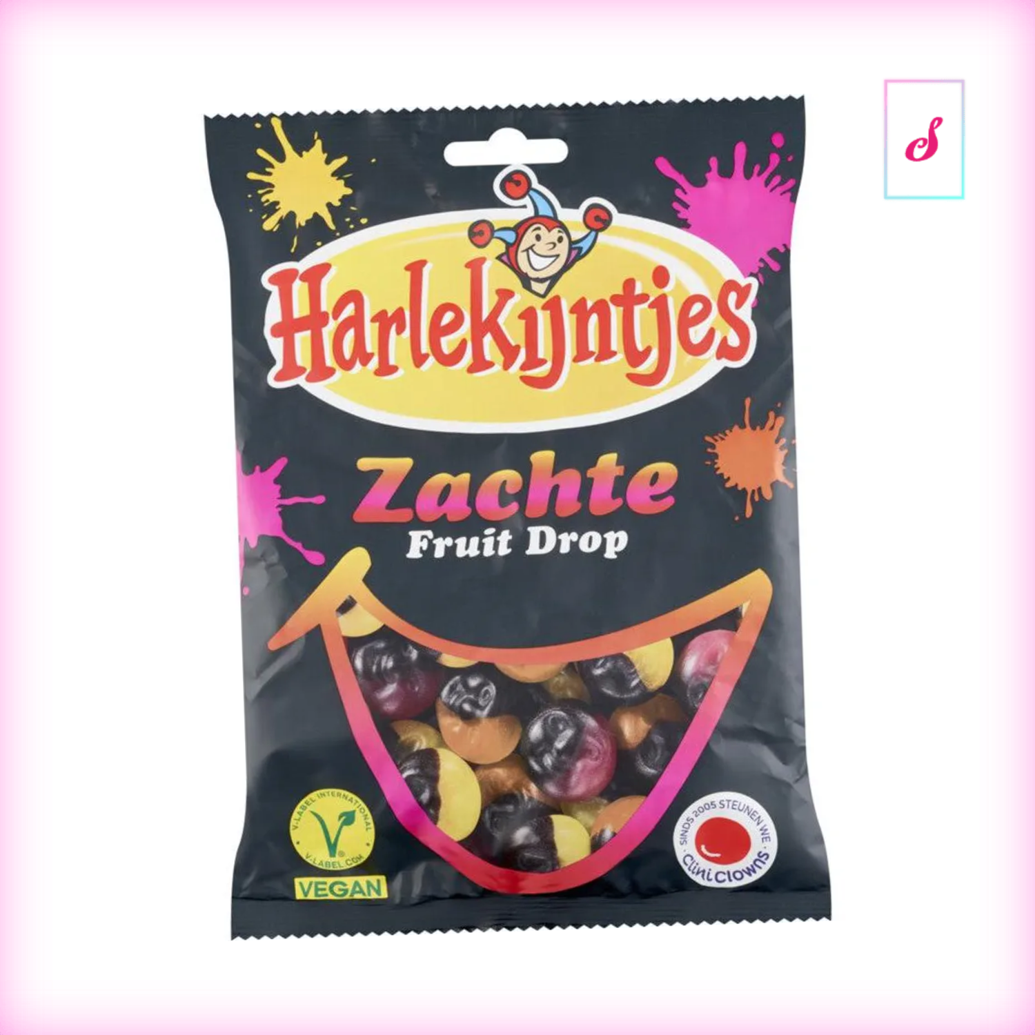 Harlekijntjes Zachte Fruit Drop – Weiche Frucht-Lakritz Snack