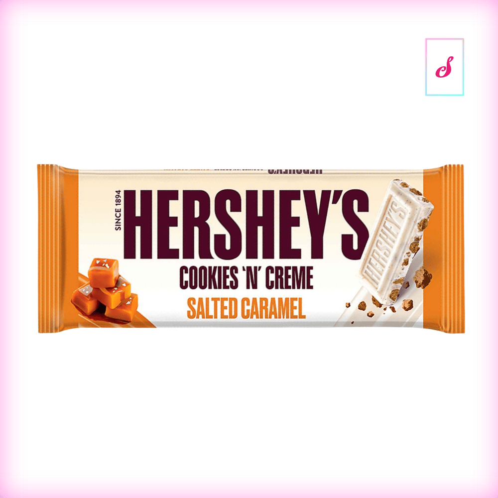 Hershey's Cookies'n'Creme Chocolate Bar Salted Caramel