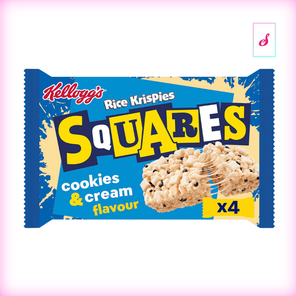 Kelloggs Rice Krispies Squares Cookies & Cream Flavour 4-er Pack