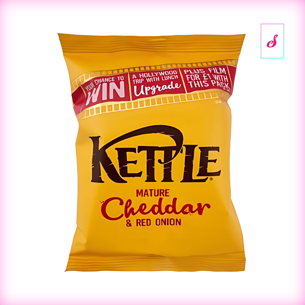 Kettle Chips Cheddar & Red Onion